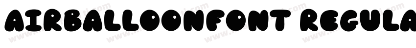 AirBalloonFont Regular字体转换